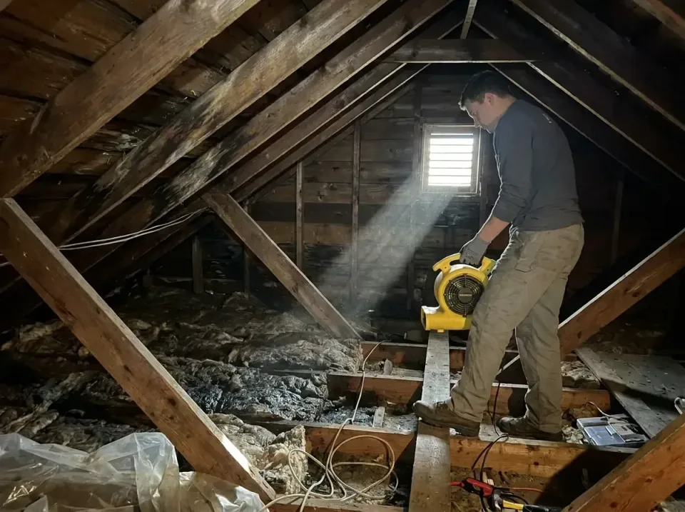 attic-water-damage-drying-proc-007 — frequently asked questions, Emergency Water Extraction & 24/7 Flood Response in Deerfie…